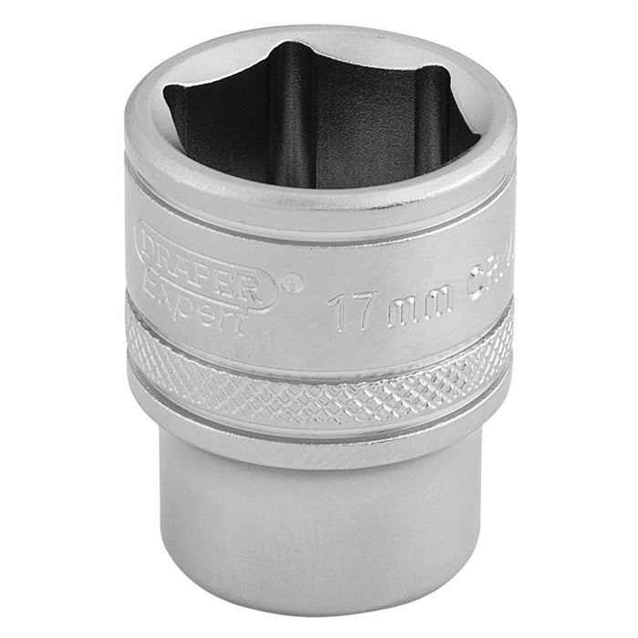 Draper 6 Point Metric Socket, 3/8" Sq. Dr., 17mm 16543 Draper  - Dynamic Drive