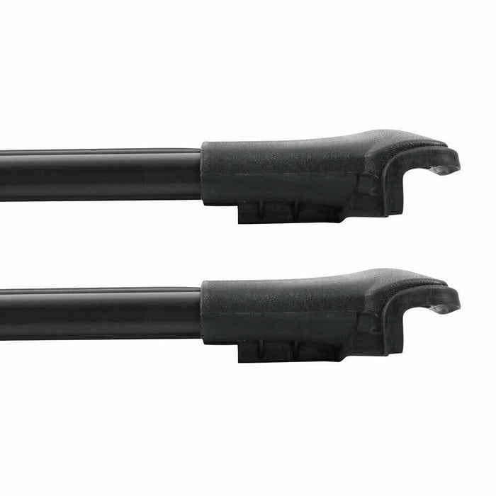 Roof Bars Rack Aluminium Black fits Audi A6 Allroad 2006-2011