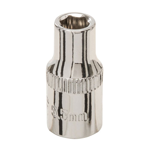 Silverline Socket 1/4" Drive 6pt Metric 5.5mm Silverline  - Dynamic Drive