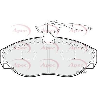 Apec Brake Pads Front Fits Citroen Relay Fiat Ducato Peugeot Boxer