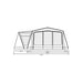 Outdoor Revolution Ozone 8.0 Safari Lodge Six (+6) Berth Family Air Tent with Two Side Annexes Outdoor Revolution  - Dynamic Drive