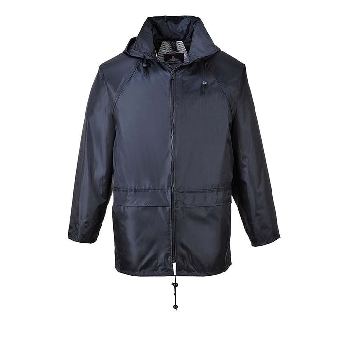 Portwest Classic Rain Jacket - Navy - Large Portwest  - Dynamic Drive