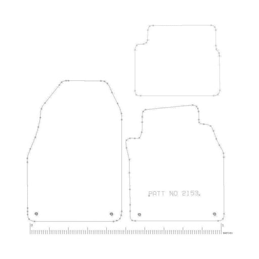 Polco Standard Tailored Car Mat for Saab 9-3 (2002 Onwards) - Pattern 2153 Classic Car Mats  - Dynamic Drive