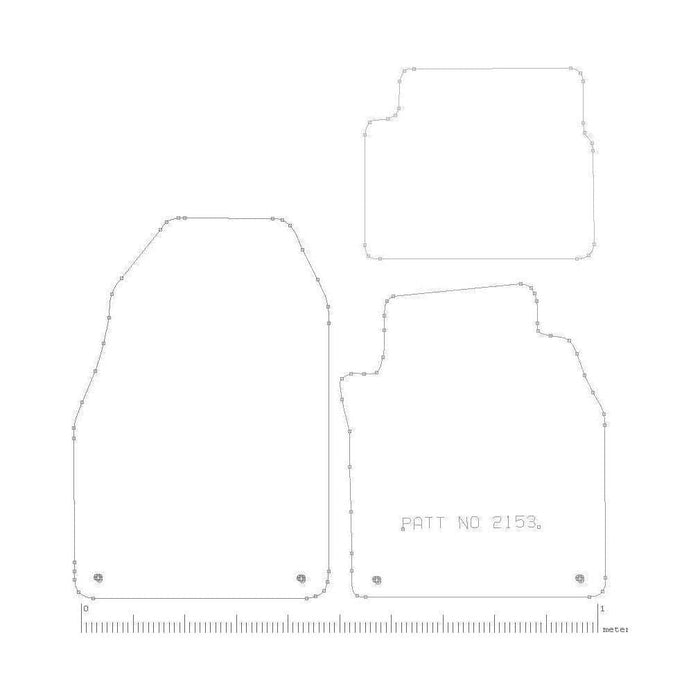 Polco Standard Tailored Car Mat for Saab 9-3 (2002 Onwards) - Pattern 2153 Classic Car Mats  - Dynamic Drive