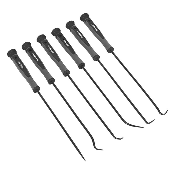 Sealey Pick & Hook Set 6pc Extra-Long S01104 Siegen by Sealey  - Dynamic Drive