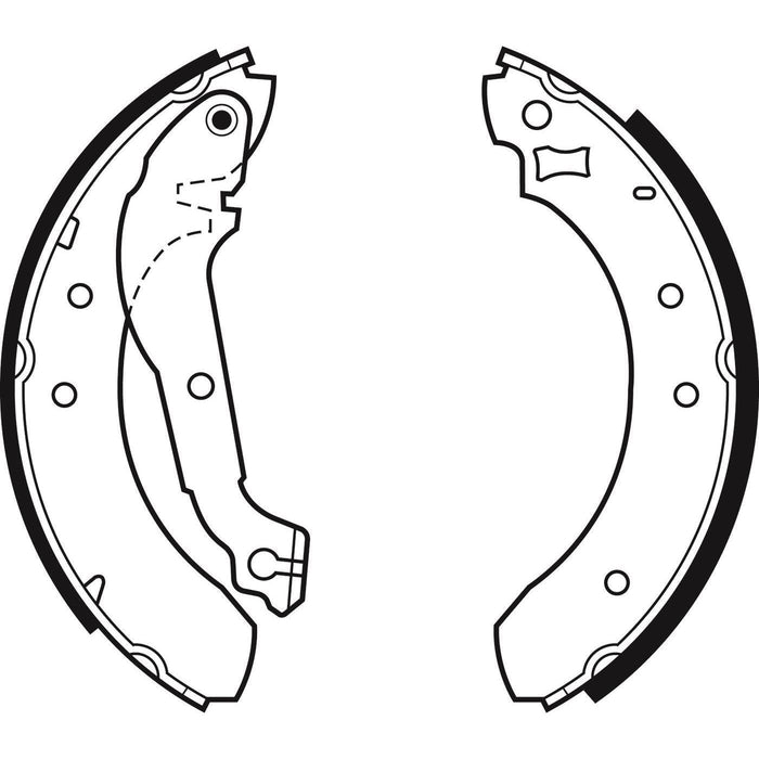 Apec Brake Shoe Rear Fits Ford Sierra