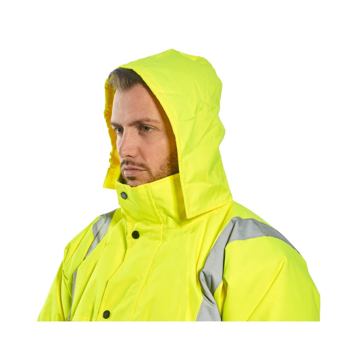 Portwest Hi-Vis Bomber Jacket - Yellow - X Large Portwest  - Dynamic Drive