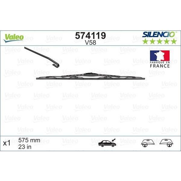 x5 Valeo Single Wiper Blades 574119 Automotive Part Valeo  - Dynamic Drive