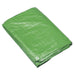 Sealey Tarpaulin 2.44 x 3.05m Green TARP810G Sealey  - Dynamic Drive