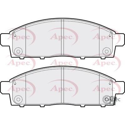 Apec Brake Pads Front Fits Fiat Fullback Mitsubishi L200