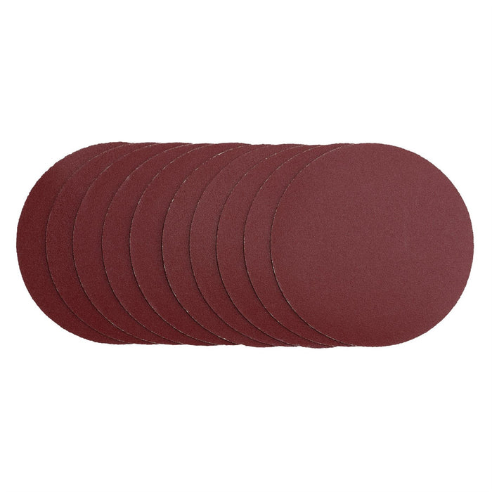 Draper Sanding Discs, 125mm, Hook & Loop, 240G (Pack of 10) 03156 Draper  - Dynamic Drive