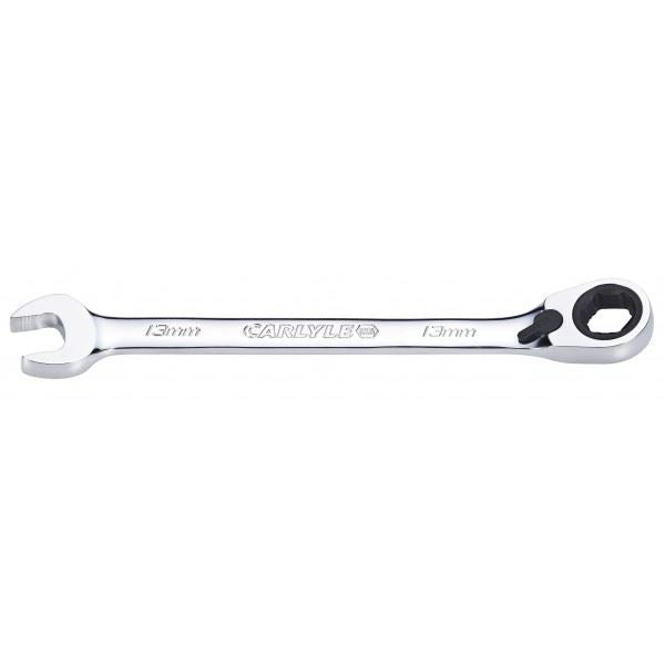 Carlyle Hand Tools Spanner - Reversible Ratcheting - Metric - 13 mm Carlyle Hand Tools  - Dynamic Drive