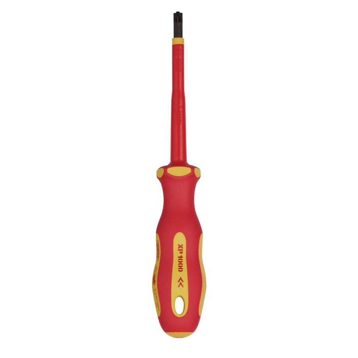 Draper XP1000 VDE PZ/SL Type Screwdriver, No.2 x 100mm 64495 Draper  - Dynamic Drive