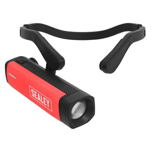 Sealey Side mounting extra bright variable angle rechargeable head torch Sealey  - Dynamic Drive