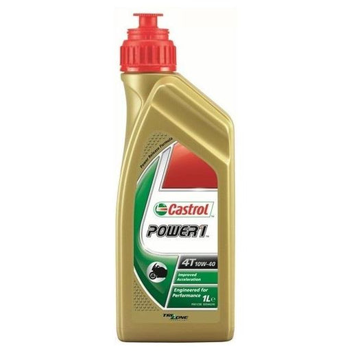 Castrol Power 1 4T  - 4 Stroke - 10W-40 - Semi Synthetic - 1 Litre Castrol  - Dynamic Drive