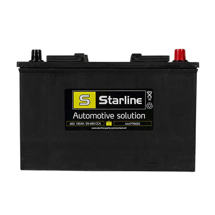 Starline 663 Commercial Battery FLA (105Ah / 680CCA / + Right, Left) High Nova  - Dynamic Drive