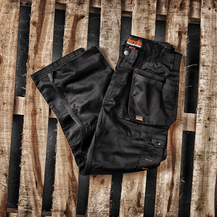 Scruffs Worker Plus Trouser Black 30L T51798