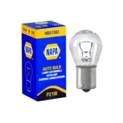 NAPA Auxiliary Halogen Bulb P21W 12V 21W BA15s (NBU1382) - Box of 10