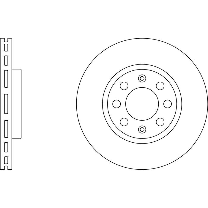 Genuine APEC Front Brake Disc & Pads Set Vented for Vauxhall Corsa Apec  - Dynamic Drive