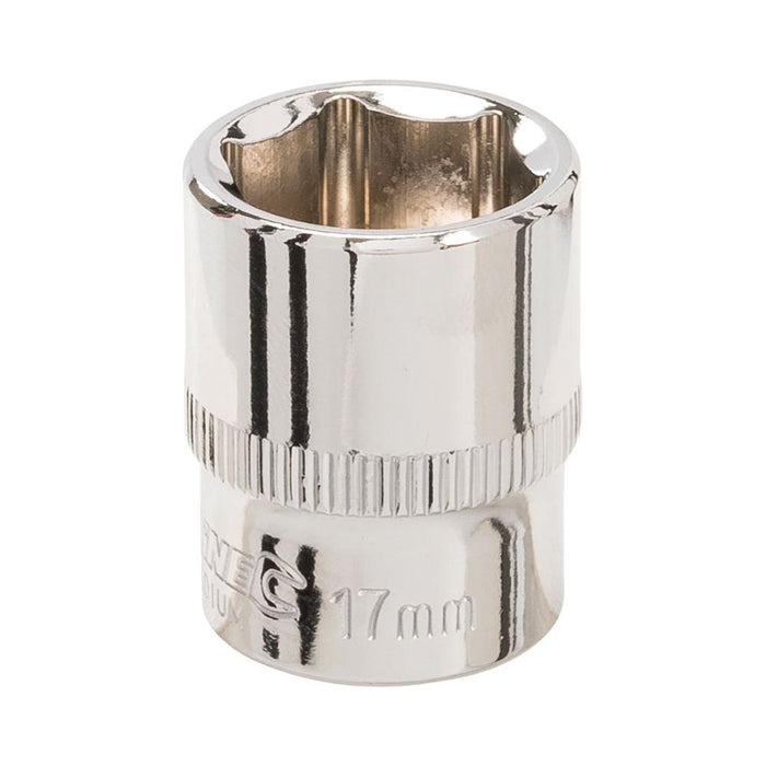 Silverline Socket 3/8" Drive 6pt Metric 17mm Silverline  - Dynamic Drive