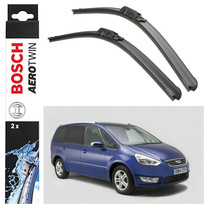 Bosch Aerotwin Front Wiper Blades Set Ford Galaxy III 03.06-12.14 A120S