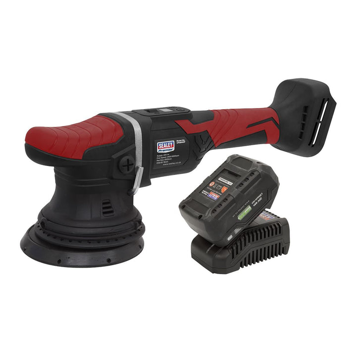 Sealey Cordless Orbital Polisher Kit 20V SV20 Series125mm CP20VOPKIT