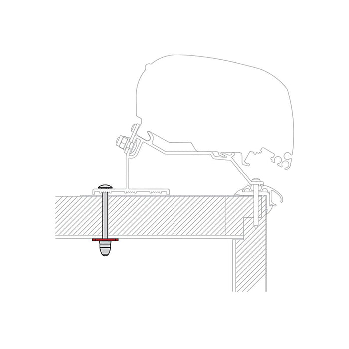 Fiamma Kit LMC For Adapter Caravan Roof