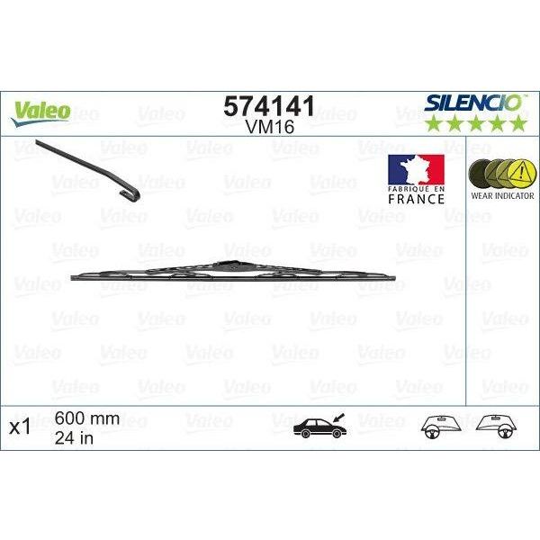 Valeo Single Wiper Blades 574141 Automotive Part Valeo  - Dynamic Drive