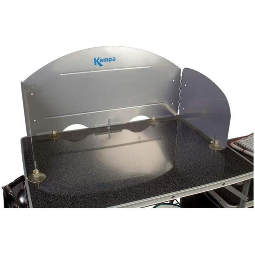 Kampa Universal Fit Aluminium Camping Stove Gas Cooker Windshield Kampa  - Dynamic Drive