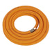 AIR HOSE 5M X 10MM HYBRID HIGH VISIBILITY WITH 1/ Sealey  - Dynamic Drive