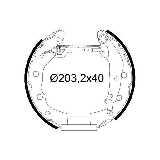 Valeo Drum Brake Fast Fit Kit 554971 Automotive Part fits Mitsubishi Valeo  - Dynamic Drive