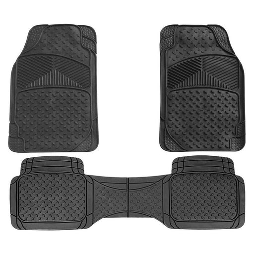 3pc Full Set Heavy Duty Rubber Floor Mats A-Class B-Class C-Class SLK UKB4C  - Dynamic Drive