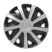 4x Silver/Black 16" Inch Deep Dish Van Wheel Trims Hub Caps fits Mercedes Sprint UKB4C  - Dynamic Drive