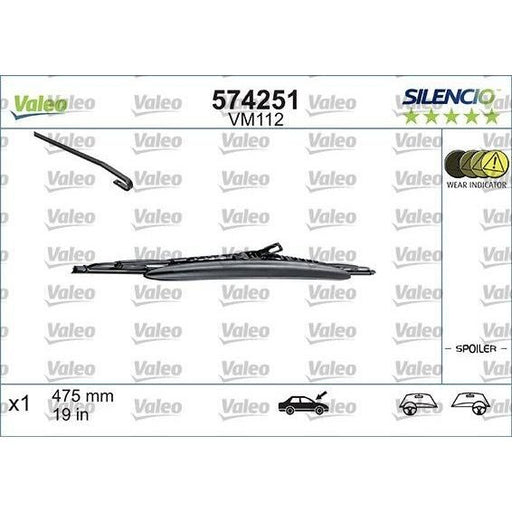 Valeo Single Wiper Blades 574251 Automotive Part Valeo  - Dynamic Drive