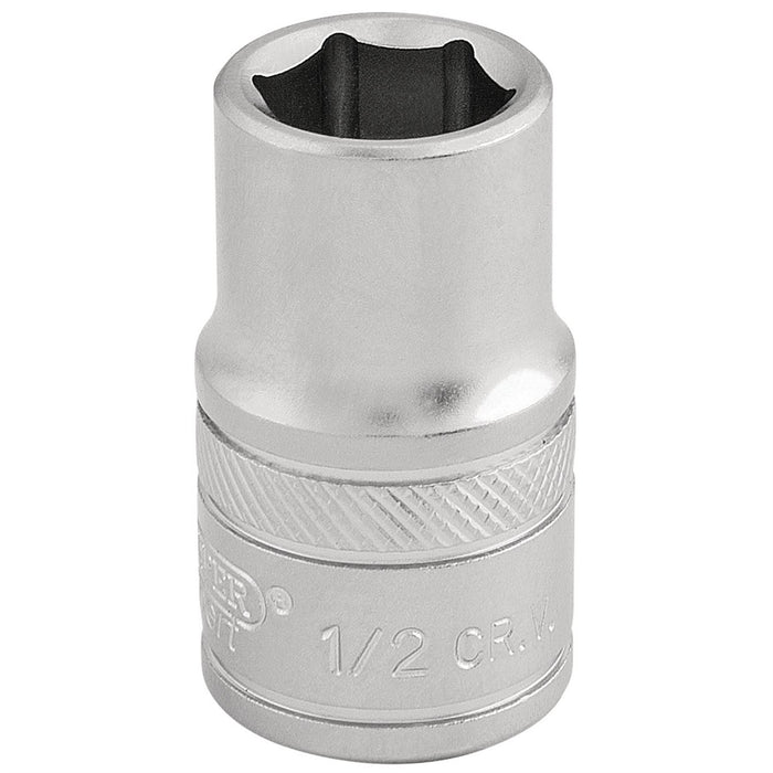 Draper 6 Point Imperial Socket, 1/2" Sq. Dr., 1/2" 16626