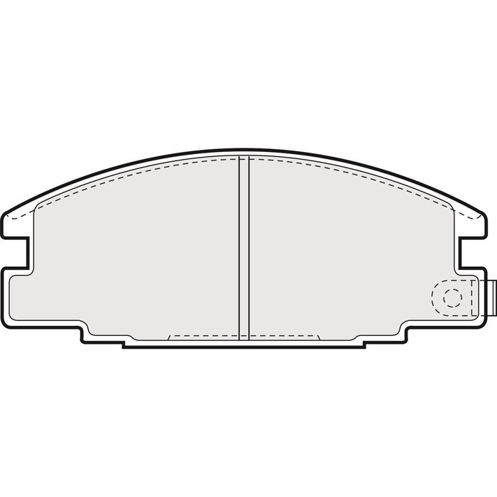 Apec Brake Pads Front Fits Isuzu Big Horn Faster Trooper Opel Campo Vauxhall Brav