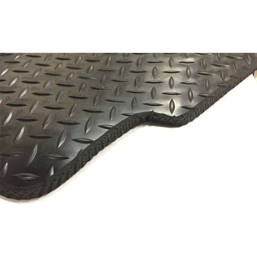 Fully Tailored Black Rubber Car Mats for Audi A6 09-11 Set of 4 With 8 Clips UKB4C  - Dynamic Drive