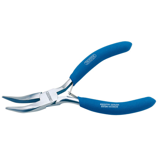 Draper Carbon Steel Bent Nose Pliers, 125mm 60742 Draper  - Dynamic Drive