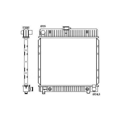 NRF Radiator 514250