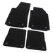 Fully Tailored Black Carpet Car Mats for Audi A2 00-05 Set of 4 With 8 Clips UKB4C  - Dynamic Drive