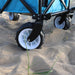 Large Wheel Folding Wagon Pull Along Cart Trolley Garden Camping Festival Beach Leisurewize  - Dynamic Drive