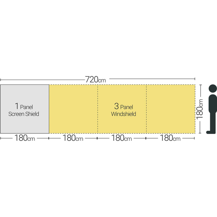 Screen Shield (1 panel) A5510 Quest  - Dynamic Drive