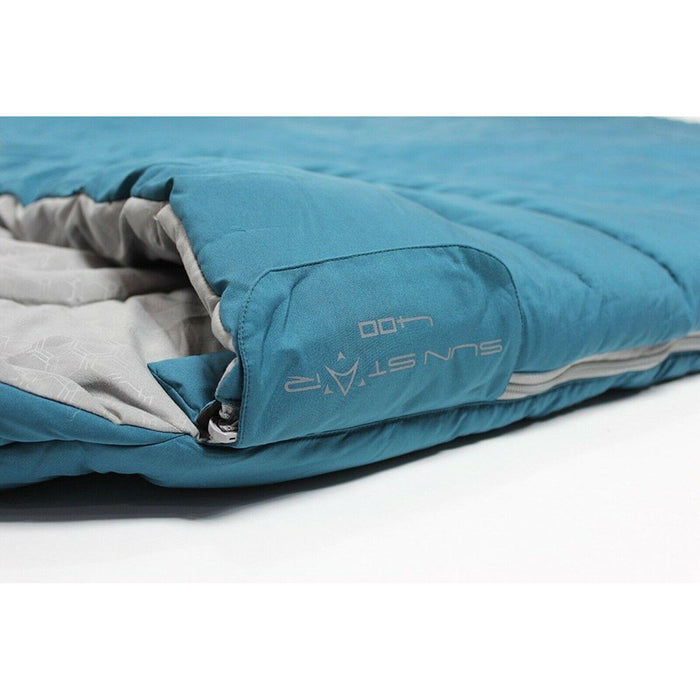 Outdoor Revolution Sun Star Single 400 Sleeping Bag DL Blue Coral