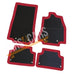 Fully Tailored Red Trim Carpet Mats for Jaguar Xf 14 Set of 4 With 8 Clips UKB4C  - Dynamic Drive