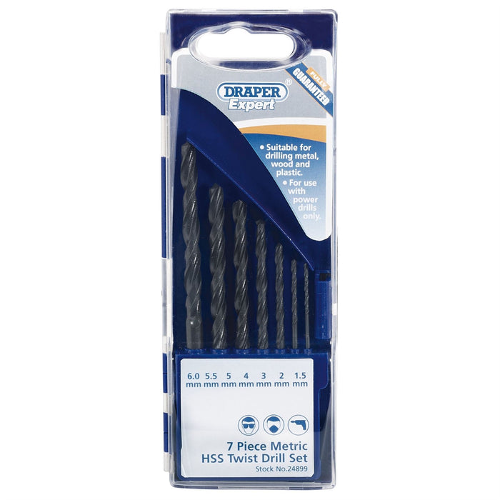 Draper Metric HSS Drill Set (7 Piece) 24899 Draper  - Dynamic Drive