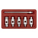 Sealey 6pc Double End Drain Key Tool Set Engine Gearbox Sump Plug in Case Sealey  - Dynamic Drive