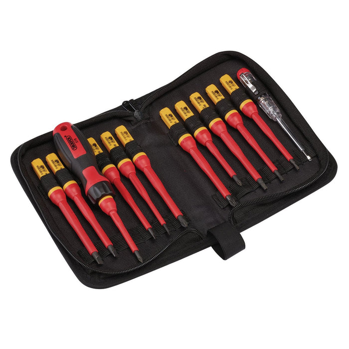 Draper Interchangeable Blade Screwdriver Set (13 Piece) 37798 Draper  - Dynamic Drive