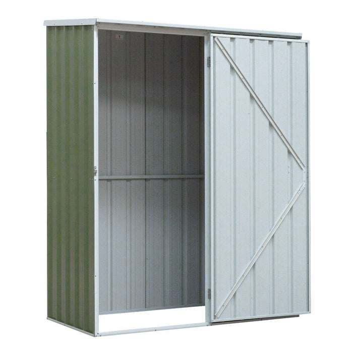 Dellonda Galvanized Steel Garden/Outdoor/Storage Shed - Green Dellonda  - Dynamic Drive