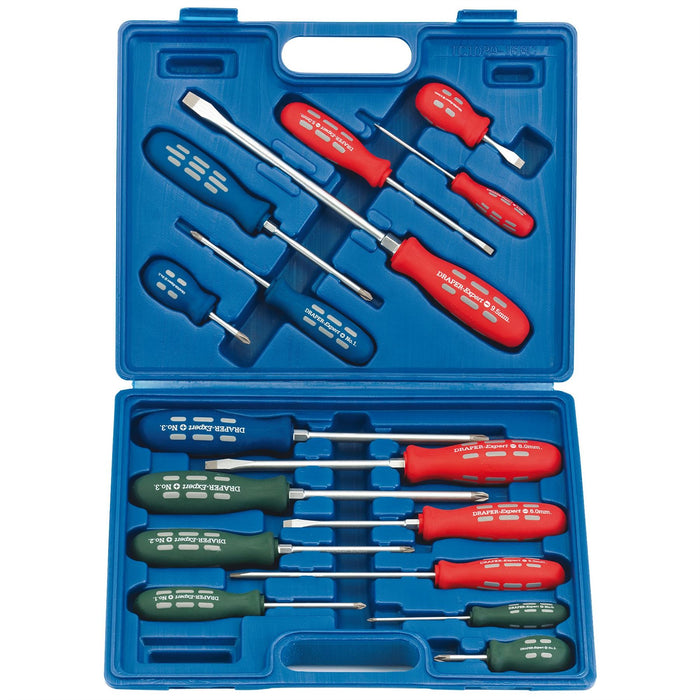 Draper Mechanic's/Engineer's Screwdriver Set (16 Piece) 56773