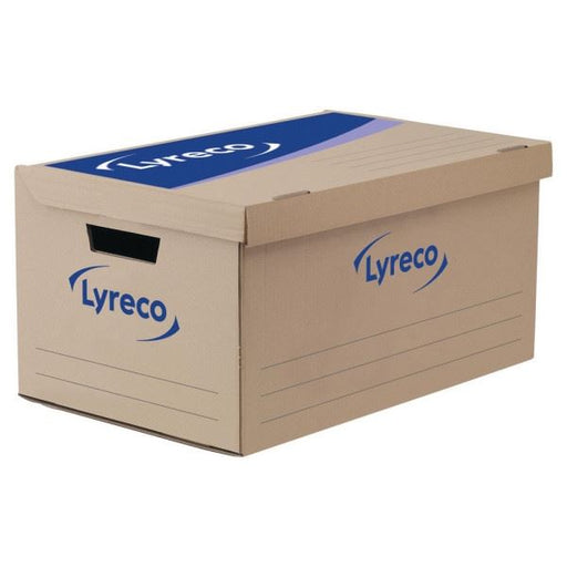 Lyreco Standard Storage Boxes - White - Box of 10 Lyreco  - Dynamic Drive